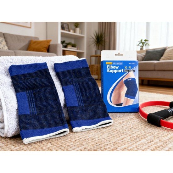 Adjustable Elbow Strap Compression Sleeves Supporter (1 Pair / With Card Packing)