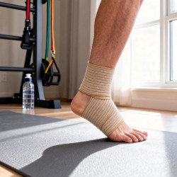 Ankle Wrap Support, Foot Support Brace for Injuries (1 Pc)