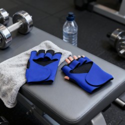 Palm Support Gloves Half Finger Gym Exercise Training Gloves Outdoor (1 Pair / / With Card Packing)