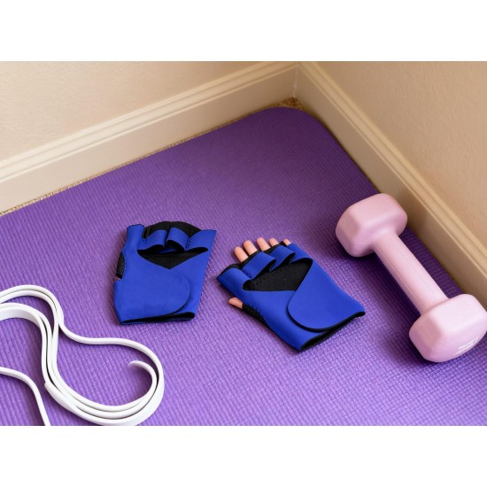 Palm Support Gloves Half Finger Gym Exercise Training Gloves Outdoor (1 Pair / / With Card Packing)