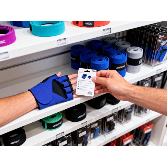 Palm Support Gloves Half Finger Gym Exercise Training Gloves Outdoor (1 Pair / / With Card Packing)