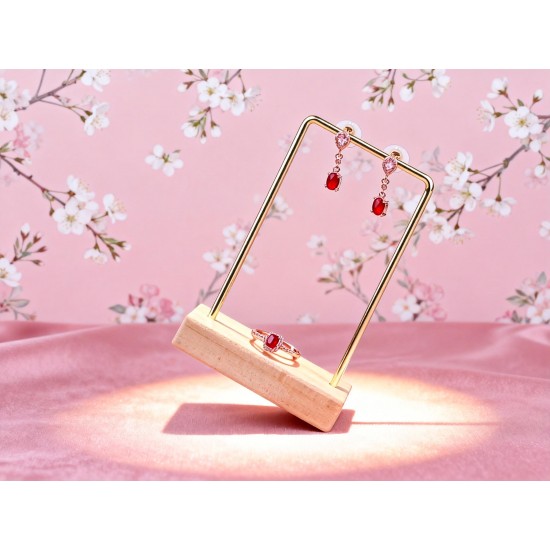 Small Jewellery Display Stand Metal Rack Holder Earrings (1 Pc)