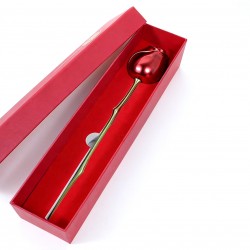 Metal Red Rose Couple Jewelry Box-Fancy Jewelry Box (1 Pc)