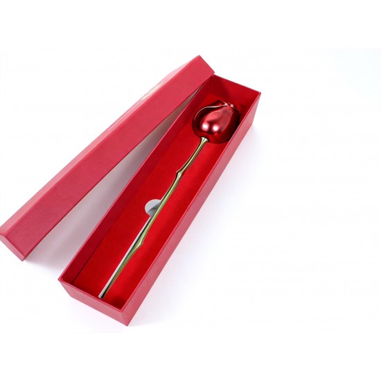 Metal Red Rose Couple Jewelry Box-Fancy Jewelry Box (1 Pc)