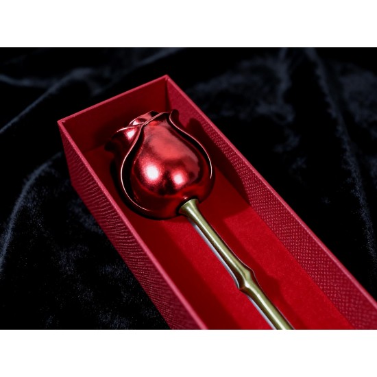 Metal Red Rose Couple Jewelry Box-Fancy Jewelry Box (1 Pc)