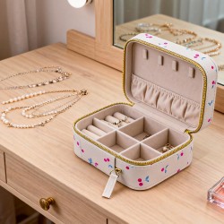 Jewelry Travel Organizer Case (1 Pc / Mix Design)