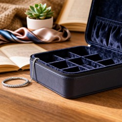 Portable Jewelry Storage Organizer Box (1 Pc)