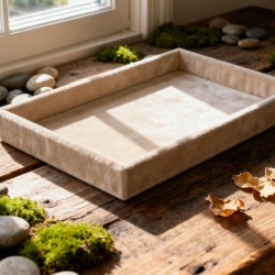 Velvet Jewellery Tray 21x12Cm (1Pc)