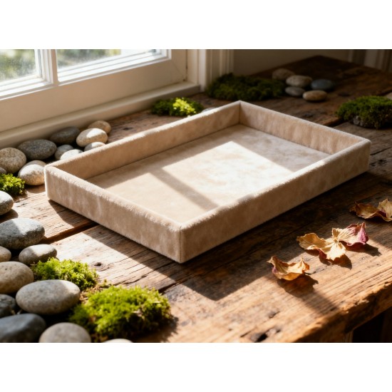 Velvet Jewellery Tray 21x12Cm (1Pc)