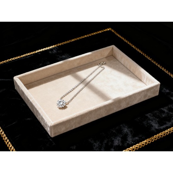 Velvet Jewellery Tray 21x12Cm (1Pc)
