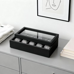 Style Fresh and Simple Girl Earrings Plate Jewellery Box Earrings Ring Multi-function Jewellery Storage Box