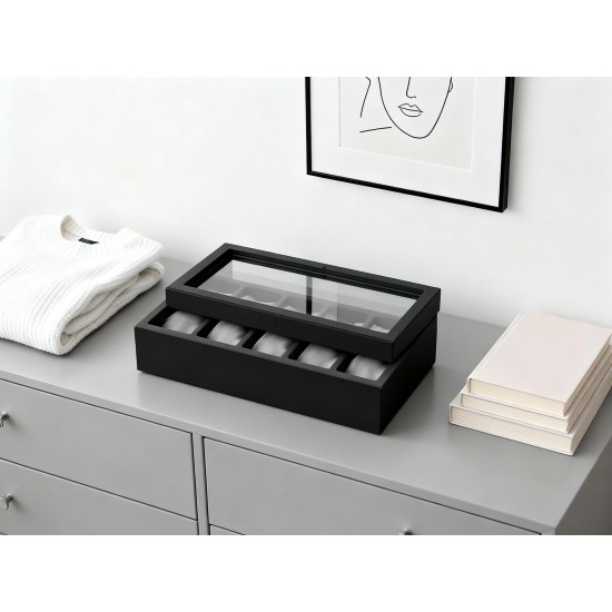 Style Fresh and Simple Girl Earrings Plate Jewellery Box Earrings Ring Multi-function Jewellery Storage Box