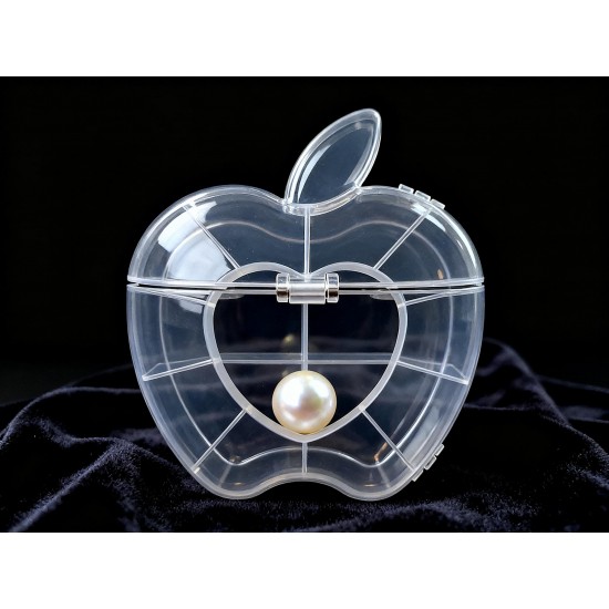 Plastic Apple Shape Jewellery Storage Box (1 Pc)