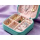 Mini PU Leather jewellery Box for Travel & Storage