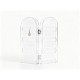 4 Folding Storage Hanger Acrylic Earring Screen Holder Display Stand Clear (1 Set)