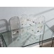 4 Folding Storage Hanger Acrylic Earring Screen Holder Display Stand Clear (1 Set)