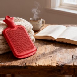 Rubber Hot Water Heating Bag for Pain Relief (Large)