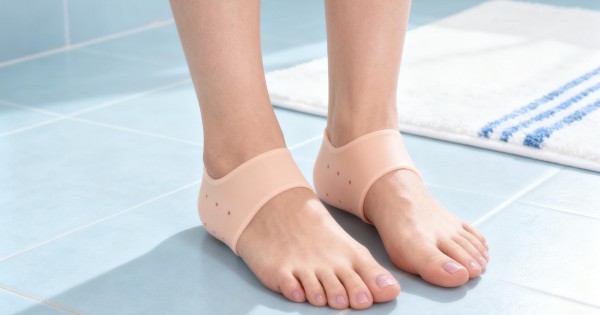 Anti Crack Silicone Half Gel Heel And Foot Protector Moisturizing Socks
